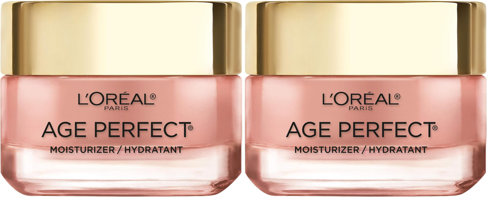 L'Oreal Paris Age Perfect Rosy Tone Anti-Sagging Face Moisturizer,Renew & Revive Healthy Tone,1.7 oz (Packaging May Vary),(Pack of 2)