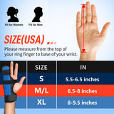 FEATOL Boxer Finger Splint Metacarpal Splint Brace, Adjustable Pinky Finger Splint Hand Brace For Women Men, Pain Relief For Boxer Fractures, Broken Ring Finger, Tendonitis，Right Hand,Medium/Large