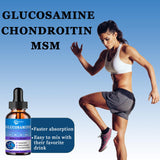 Glucosamine Chondroitin Liquid Drops 2000mg, Liposomal Glucosamine Chondroitin MSM, Chondroitin & Glucosamine Nutritional Supplements w/Turmeric Extract, Hyaluronic Acid, Quercetin & Bromelain