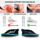 SOLE Active Thick with Metatarsal Pads Plantar Fasciitis Insoles, Men & Women - Arch Support Inserts for Foot Health and Heel Pain Relief, Orthotic Shoe Inserts Men & Women