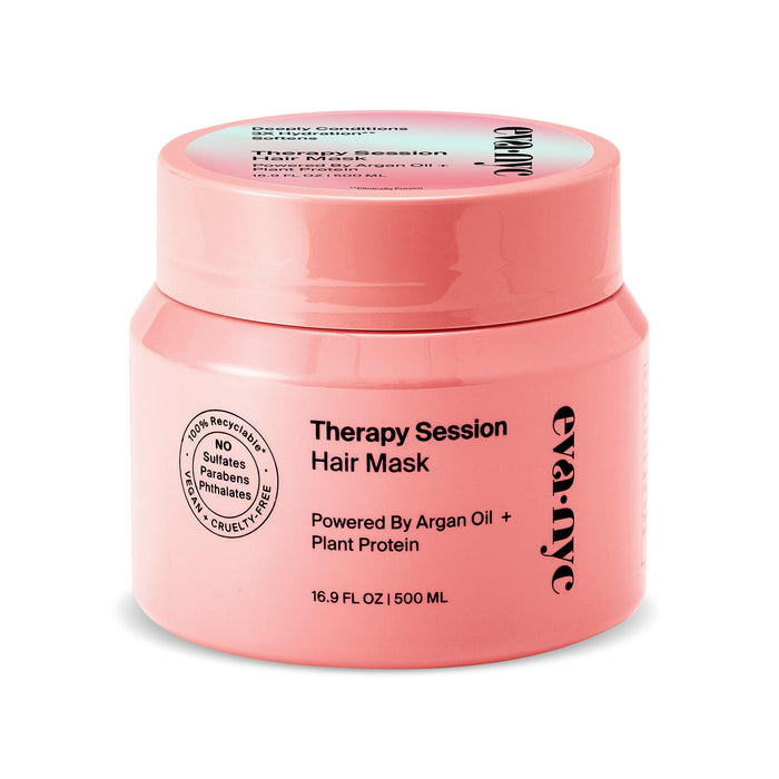 Eva NYC Therapy Session Hair Mask | Deep Conditioning Hair Mask | Made With Argan Oil and Plant Protein To Hydrate Hair | 16.9 fl oz