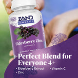 Zand Elderberry Zinc Immunity Gummies with Vitamin C | Year-Round Immune Support for Children & Adults | 60ct, 30 Serv.