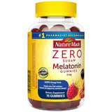 Nature Made Zero Sugar Melatonin 5mg Gummies – Extra Strength, Sugar-Free – 70 Gummies – Dietary Supplement for Relaxation Support