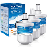 PUREPLUS DA29-00003G Water Filter Replacement for Samsung DA29-00003B, Aqua-Pure Plus DA29-00003F, DA29-00003A, HAFCU1, HDX FMS-1, RSG257AARS, RFG237AARS, RFG297AARS, RS22HDHPNSR Refrigerator, 3Pack