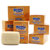 Ricitos de Oro Honey Bee Bar Soap, Hypoallergenic Bar Soap, Assists in Moisturizing Baby's Skin, Delicate Skin, 6-Pack of 3.5 Oz, 6 Bar Soaps.