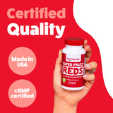 Feel Great 365 Superfruit Reds Supplement | Reds Superfood Antioxidant & Polyphenol Supplement | Anti-Aging Supplement | Acai Berry, Goji Berry, Noni, Mangosteen, Pomegranate, Blueberry & More