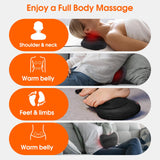 AERLANG Back and Neck Massager with Heat,Shiatsu Neck Back Massager Pillow,3D Deep Massager for Whole Body Muscle Pain Relief, Relaxation Gifts for Men, Women, Home Office Car Use (NOT Cordless)