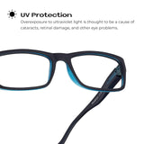 Readerest Blue Light Blocking Reading Glasses, UV Protection, Blue Light Glasses Men