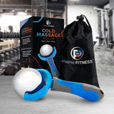 Cold Massage Roller Ball | Cold Therapy | Ice Roller Ball with Handle | cryo Stick | Relieve Muscle Pain - by Prime Fitness (Blue)