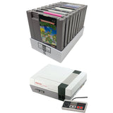 Collector Craft, White, NES Compatible Cartridge Holder, NES Game Tray, Holds 10 Games, Clutter Reducing, Retro Video Game Collection, works with Nintendo Entertainment System NTSC and PAL Cartridges