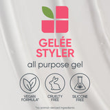 Biolage Styling Gelée | Firm Hold That Adds Body, Shine & Control | For All Hair Types | Paraben-Free | Vegan | 16.9 fl. oz. | 16.9 Fl. Oz