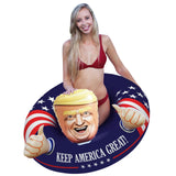 Pool Float Donald Trump Keep America Great - Patriot American infloateble for Adult