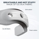 Neck Brace -Foam Cervical Collar - Soft Neck Support Relieves Pain & Pressure in Spine - Wraps Aligns Stabilizes Vertebrae - Can Be Used During Sleep Comfort, Stop Snoring, Gray_XL