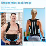 Posture Corrector for Men&Women - Back Brace for Lumbar Support and Upright - Breathable Back Straightener Back Corrector Posture Improve and Neck, Back, Shoulder Pain Relieve,X-Large(37-42 Inches)