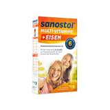 Sanostol plus Eisen: Multi-Vitamine für Kinder ab 6 Jahren und Erwachsene, mit Vitaminen und Eisen, 230Sanostol ml