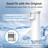 Replacement for GE® Opal Nugget Ice Maker Water Filter, NSF 42&372 Certified, 3 Counts, by AQUA CREST