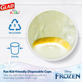 Glad for Kids Disney Frozen 16oz Clear Plastic Cups | Disney Frozen Plastic Cups, Kids Snack Cups | Kid-Friendly Plastic Cups for Everyday Use, 16oz Plastic Cups, 36 Count - 10 Pack