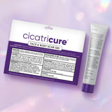 Cicatricure Face & Body Advanced Scar Gel, Scar Treatment for Old & New Scars, Fades Stretch Marks Away, Surgical Scars, Injuries, Burns and Acne Scar Treatment, For Adults & Kids, 1 oz (28g), 2-Pack