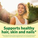 Biotin Hair/Skin/Nail Health. Includes Luall Fridge Magnetic + Spring Valley Biotin (10,000 mg - 120 SoftGels)