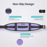 HayaYoffi Gait Belts Transfer Belt for Seniors with Padding Handles, Gate Belt for Elderly Lift Belts with Quick Release Buckle Anti-Slip Function Transfer Belt for Handicap, Physical Therapy (Purple)