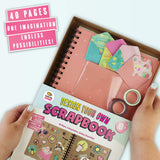 DOODLE HOG Journal for Girls, Teens - Journal Kit Includes 40 Page Journal, Stickers, Keychain, Markers, Washi Tape & Poster. Great Teen Girl Gifts! (Dotted Pink Scrapbook Kit)