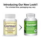 Herbsforever Gurmar Capsules – Gymnema Sylvestre – Concentrated Extract Ratio 7:1 – 90 Vege Capsules