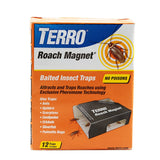 TERRO T256 Roach Magnet Trap With Pheromone Technology - 12 Traps