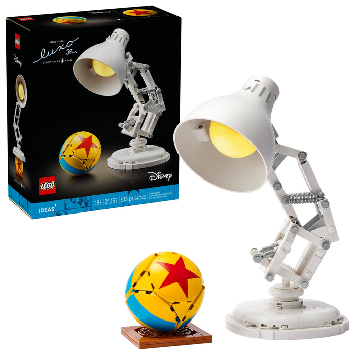LEGO Ideas Disney Pixar Luxo Jr. - Building Set for Adults, Men & Women, Ages 18+ - Office and Desk Decor - Gifts for Christmas - 21357