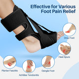 MEGAGURU Plantar Fasciitis Night Splint, 2024 Upgraded Adjustable Plantar Fasciitis with Massage Ball for Foot Pain Relief by Plantar Fasciitis Achilles Tendonitis Foot Drop, Achilles Tendonitis