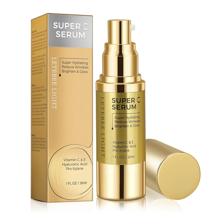 Super Vitamin C Serum for Women Over 70: All-in-one Vit C Serum for Face - Gentle Formula Soft and Hydrated - Lightweight Absorbs Quickly (30, Grams)