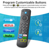 Replacement Voice-Remote-Control for TV-Stick/TV Cube and Compatible with Insignia/Toshiba/Pioneer Fires Smart TVs