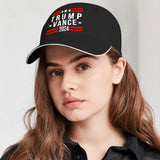 Generic Trump Vance 2024 Golf hat Baseball Hats for Men AllBlack Hats for Women Fashionable Gifts for Her Golf Hats