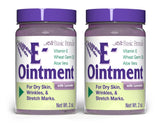 Basic Brands - Vitamin E Ointment - 2 oz - Moisture Enhancing - Can Help Reduce Appearance of Scars, Stretch Marks, Fine Lines & Wrinkles - 2-Pack