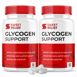 (2 Pack) Sweet Relief Glycogen Support - Official Formula - Sweet Relief Capsules Detox, Joint Support, Prostate Blood Vessel Advanced Strength Glycogen Support Supplement, Sweetrelief (120 Capsules)