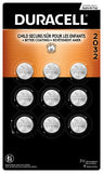 Duracell 2032 Lithium Battery. 9 Count Pack. Child Safety Features. Compatible with Apple AirTag, Key Fob, and other devices. CR2032 Lithium 3V Cell. 2032 Battery, Lithium Coin Battery