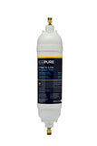 EcoPure EPINL30 5 Year in-Line Refrigerator Filter-Universal Includes Both 1/4" Compression and Push to Connect Fittings, White & Affresh Washing Machine Cleaner, 6 Month Supply