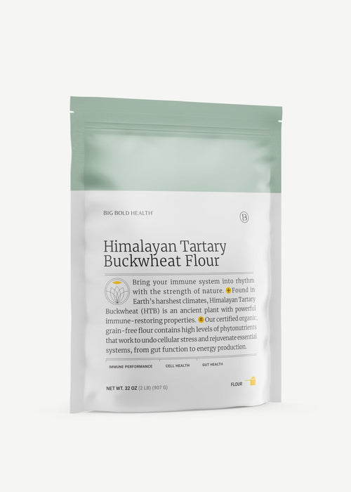Big Bold Health Himalayan Tartary Buckwheat (HTB) Super Nutrition Flour, Gluten-Free Flour Alternative for Baking, All-Purpose Flour, Certified Organic, Non-GMO, and Kosher