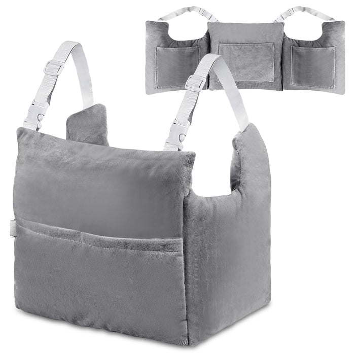 Suzile Mastectomy Pillow Post Surgery, Breast Pillow for After Breast Cancer Mastectomy Necessities, Surgery Recovery Gifts for Women(Gray)