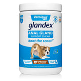 Glandex Anal Gland Soft Chew Treats with Pumpkin for Dogs Digestive Enzymes, Probiotics Fiber Supplement for Dogs Boot The Scoot (Pork Liver Chews, 120ct)