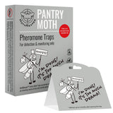 Pantry Moth Traps 6-Pack - Pantry Moth Traps for Food Moths, Pantry Pest Trap with Pheromones Prime for Grain, Flour, Seed and Meal Moths - Cupboard Moth Traps, Pest and Pantry Moth Pheromone Trap