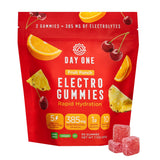 Electrogummies - Fruit Punch Electrolyte Gummies | 385mg of 5 Essential Electrolytes Per Serving | All-Natural, Non-GMO, Vegan, Keto-Friendly | Hydration Alternative to Powders, Tablets, Chews