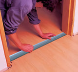 Door-Threshold-Ramp-Floor-Transition-Strip 36 inch, Threshold 3/4 to 4/5 in, Thresholds Ramps for Doorways, Edge-Reducer Vinyl-Transition-Strip for Door/Floor (Grey)