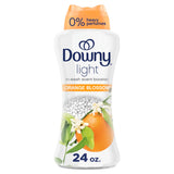 Downy Light Laundry Scent Booster Beads for Washer, Orange Blossom Scent, 24 oz, No Heavy Perfumes, Downy Scent Booster Beads, Laundry Scent Boosters