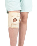 KARM Kids Knee Brace for Knee Pain Support - Knee Brace for Kids Osgood Schlatter Knee Brace Youth, MCL, Sports, Meniscus Tear. Knee Support for Kids. Child Knee Brace Support for Boys, Girls (Beige)
