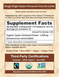 Ceylon Cinnamon Shop CinnaGold™ Organic Ceylon Cinnamon (100% Certified) Supplement, High-Potency Liquid Extract, 4 oz. – Super Antioxidant