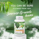 NALLIFE Organic Soursop Graviola Leaves 200 Capsules