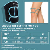 i BRACE Compression Adjustable Knee Brace, Dual Patella Tendon Support Strap for Pain Relief, Arthritis, Tendonitis, ACL, Non-Slip Knee Suppport for Running, Cycling, Hiking, Soccer, Basketball,