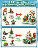 Advent Calendar 2023 Kids, 24 Days Holiday Countdown Playset Building Blocks Toys, Christmas Stocking Stuffers for 6 7 8-12 Year Old Boys/Girls/Adults, Xmas Gifts STEM Toy Building Bricks Party Favors