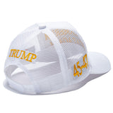 ZKSHDIW Trump 2024 45-47 Hat MAGA Hat Trump Merchandise Make America Great Again Slogan with USA Flag Adjustable Baseball Cap Mesh-Back Cap