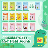 Toddler Toys Talking Flash Cards for 1 2 3 4 5 6 Year Old Boys and Girls, Autism Sensory Toys for Autistic Children, Learning Educational Montessori Speech Therapy 224 Sight Words Kids Gifts